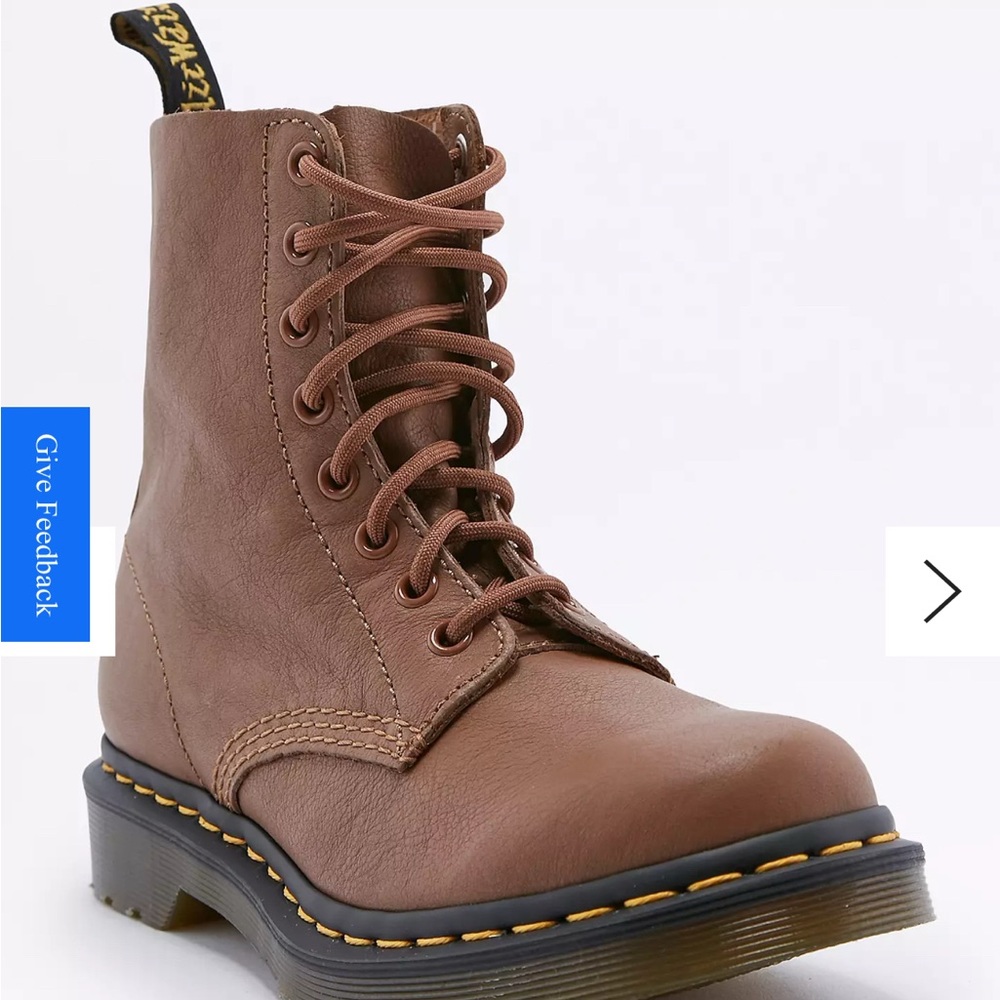 Dr. Martens Tan Leather Boots